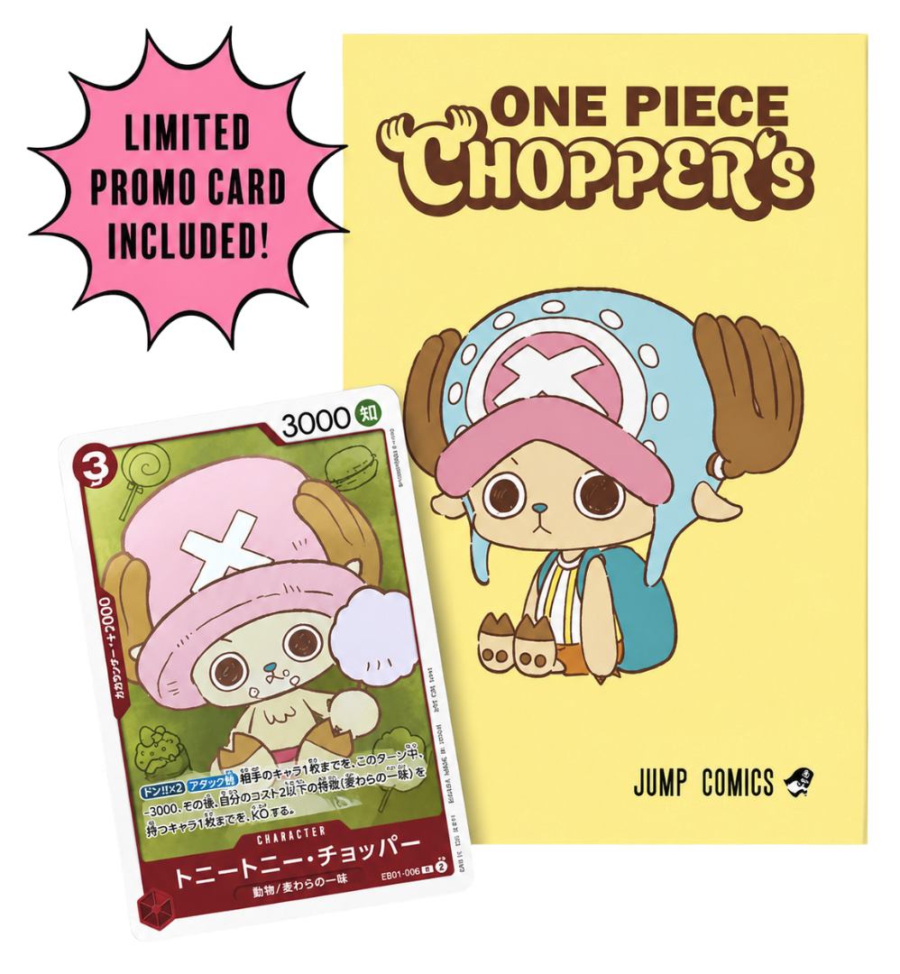 One Piece - JP - EB02-003 - Booklet (Wrapped) + Promo Card (Sealed) - Chopper's (Tony Tony Chopper)