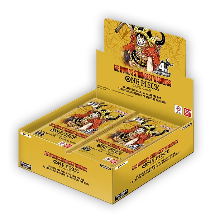 One Piece - EN - OP17 - Booster Display - The World’s Strongest Warriors