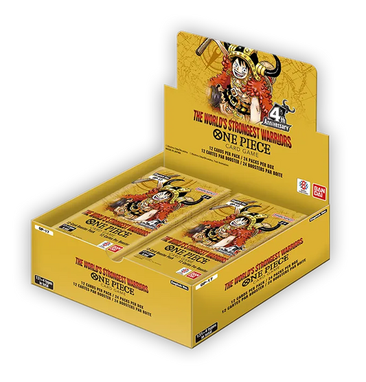 One Piece - EN - OP17 - Booster Display - The World’s Strongest Warriors
