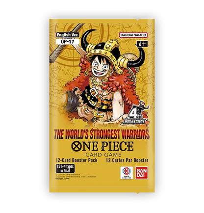 One Piece - EN - OP17 - Booster Display - The World’s Strongest Warriors