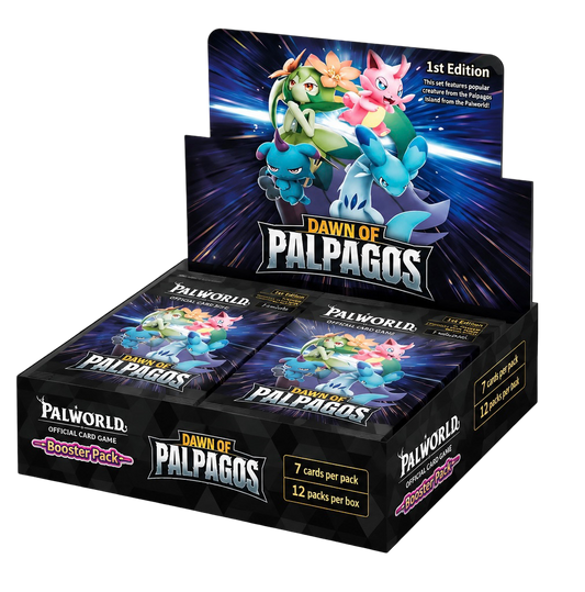 Palworld - EN - BP01 - Booster Display - Dawn of Palpagos (1st Edition Error Box)