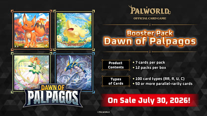 Palworld - EN - BP01 - Booster Display - Dawn of Palpagos (1st Edition Error Box)